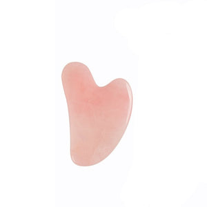Pink Crystal Stone Jade Roller Set Face Lift Massage Roller Facial Slimming Massager Natural Quartz Stone Neck Massage Tool