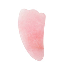 Load image into Gallery viewer, Pink Crystal Stone Jade Roller Set Face Lift Massage Roller Facial Slimming Massager Natural Quartz Stone Neck Massage Tool