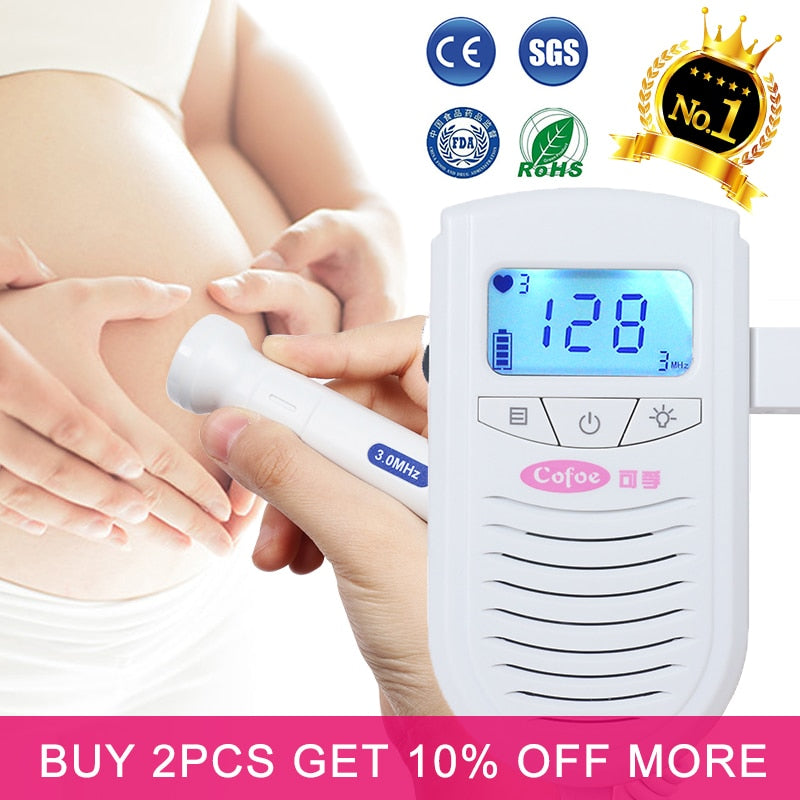 Home Care Pocket Fetal Doppler Fetal Heartbeat - China Fetal Doppler,  Ultrasonic Doppler Fetal